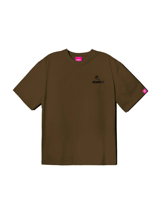 WATER YOUR THOUGHTS TEE BROWN