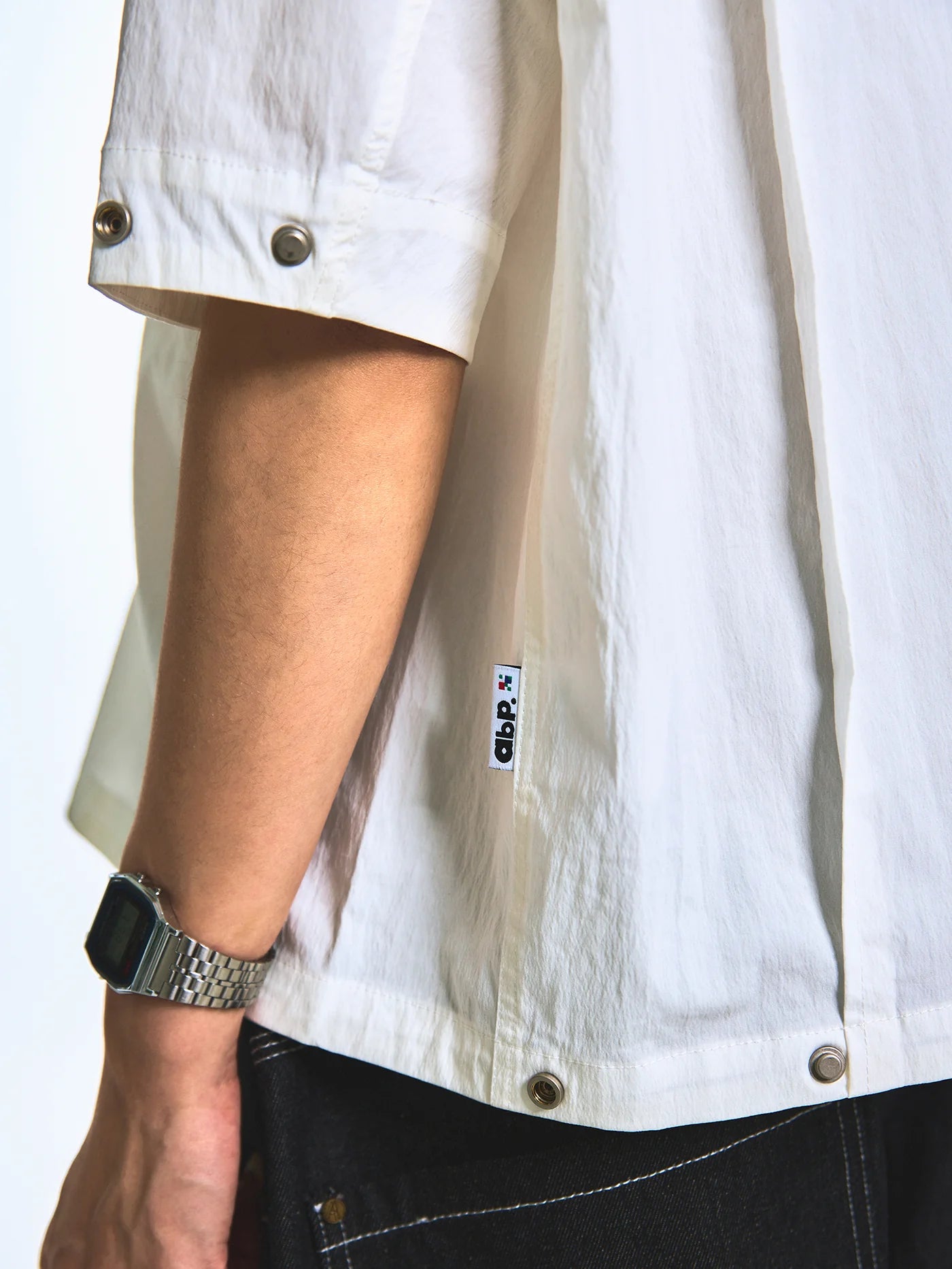 ABP. BIG BRO S/S SHIRT NYLON WHITE