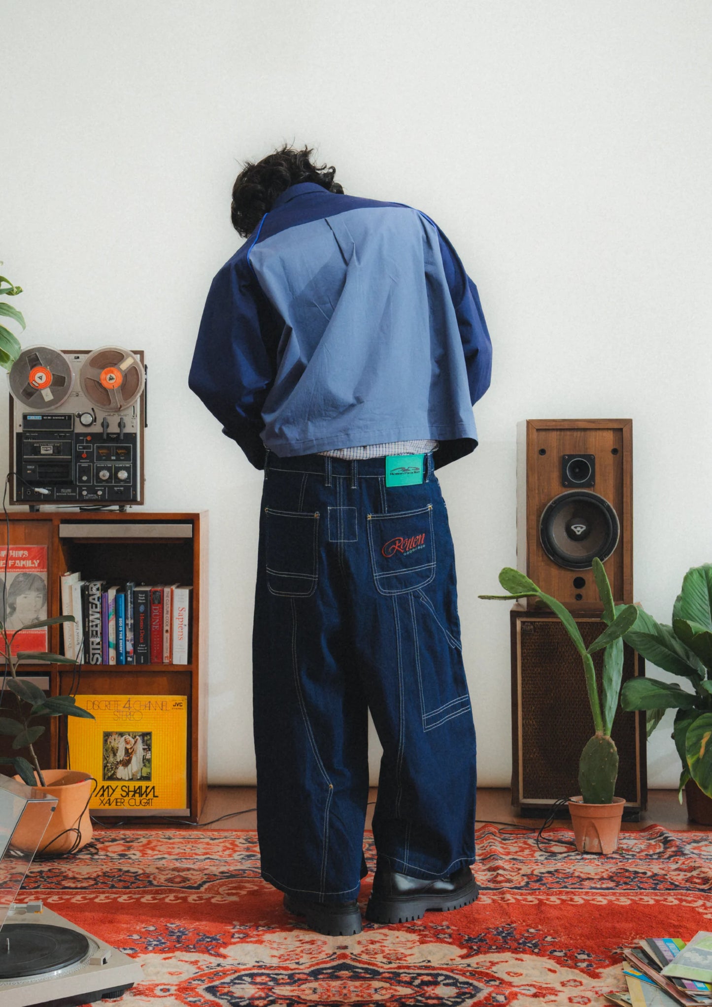 LONG DOUBLE KNEE JEANS