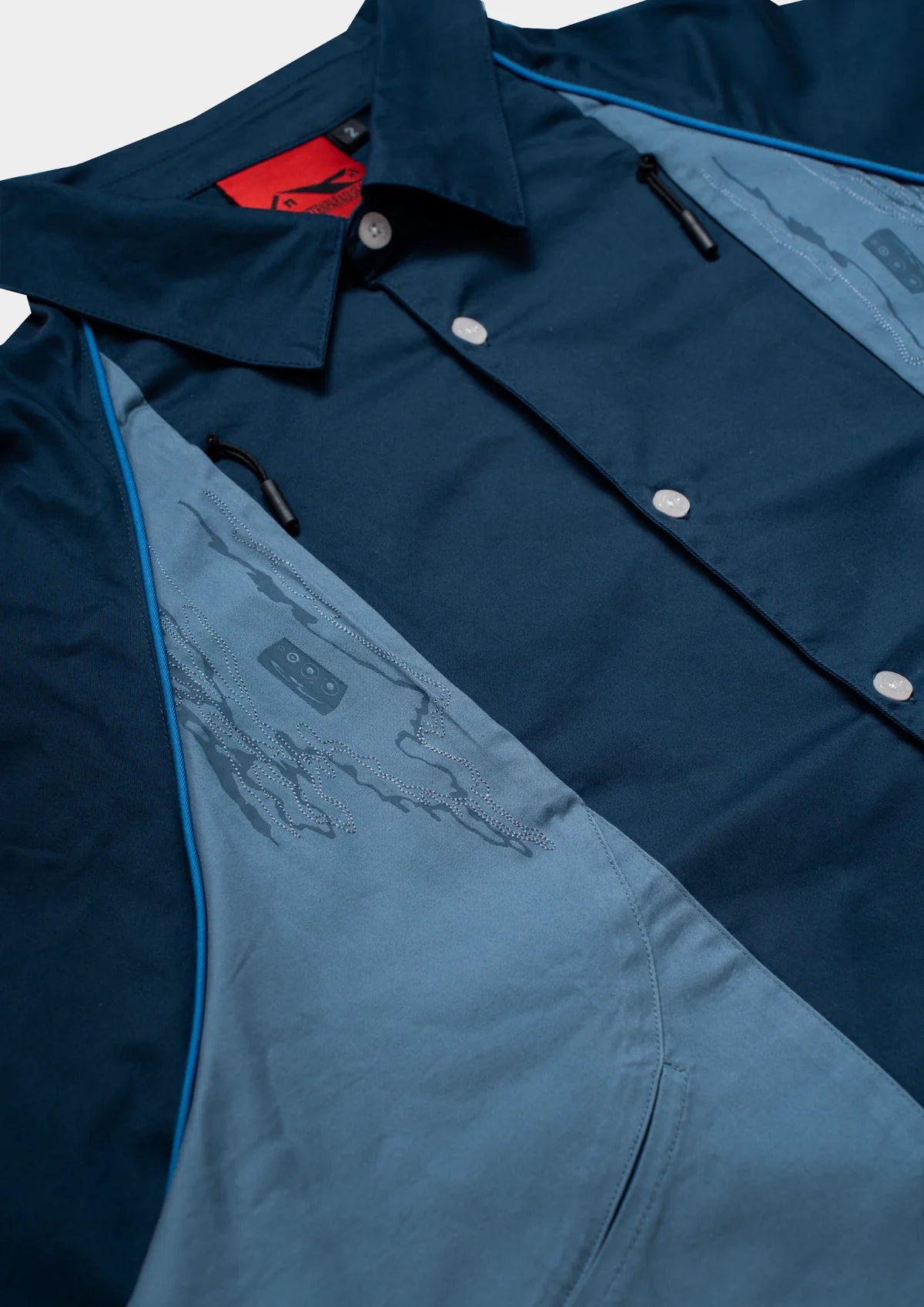 SPEAKER L/S SHIRT IN BLUE