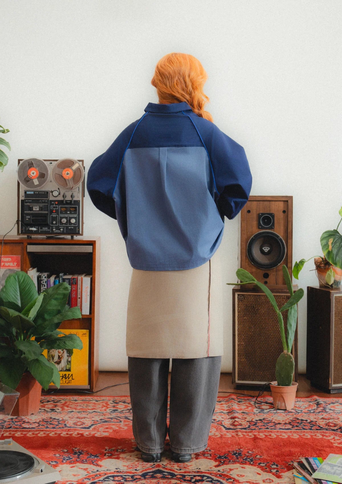 SPEAKER L/S SHIRT IN BLUE