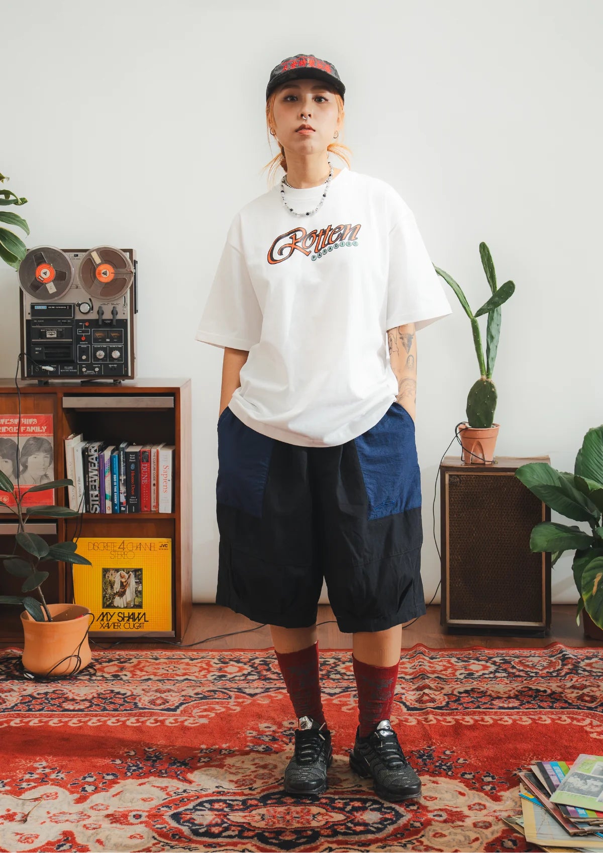 ENERGY LOGO TEE IN WHITE