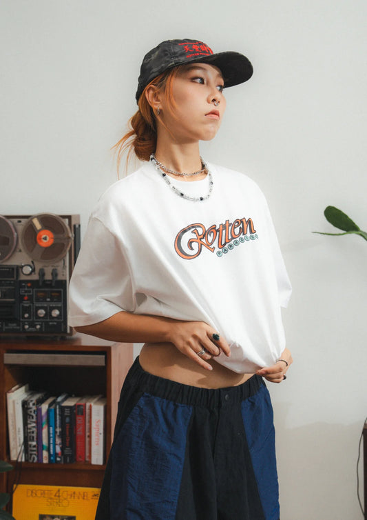 ENERGY LOGO TEE IN WHITE