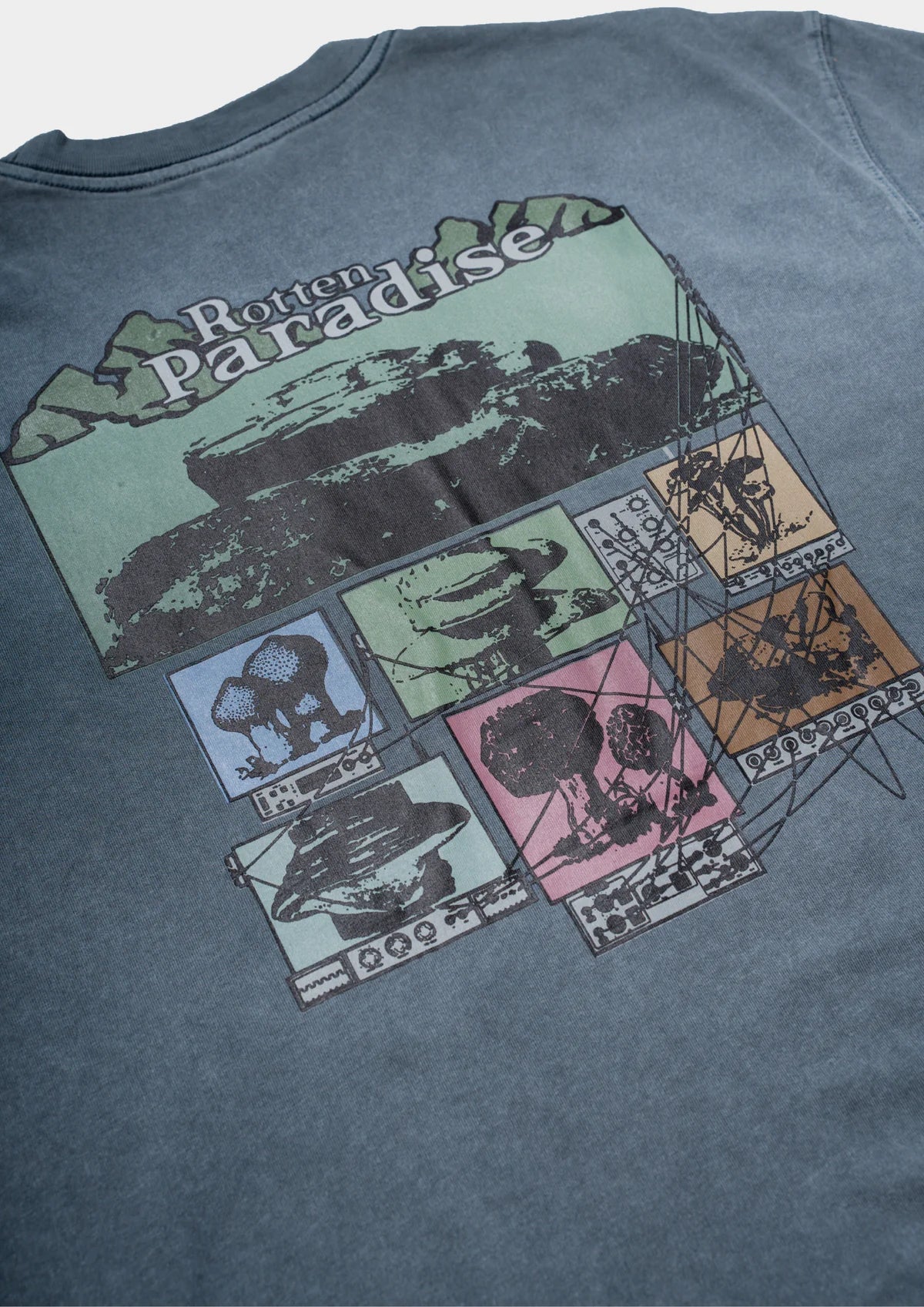 MOUNTAIN TEE WASHED IN GREY