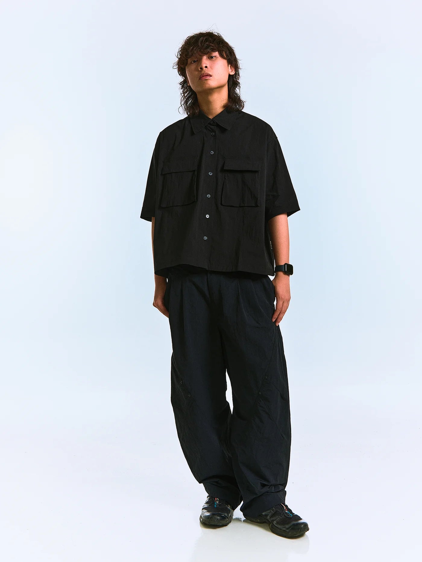 ABP. BIG BRO S/S SHIRT NYLON BLACK