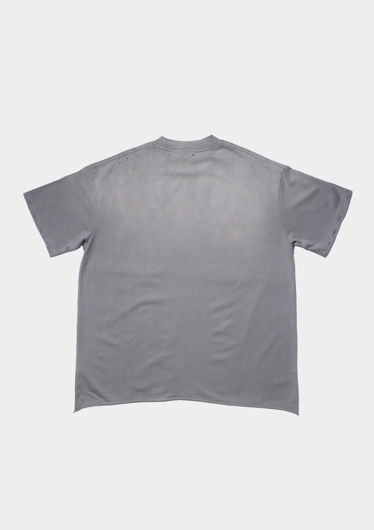 DAMAGED LOGO TEE WASHED IN GREY