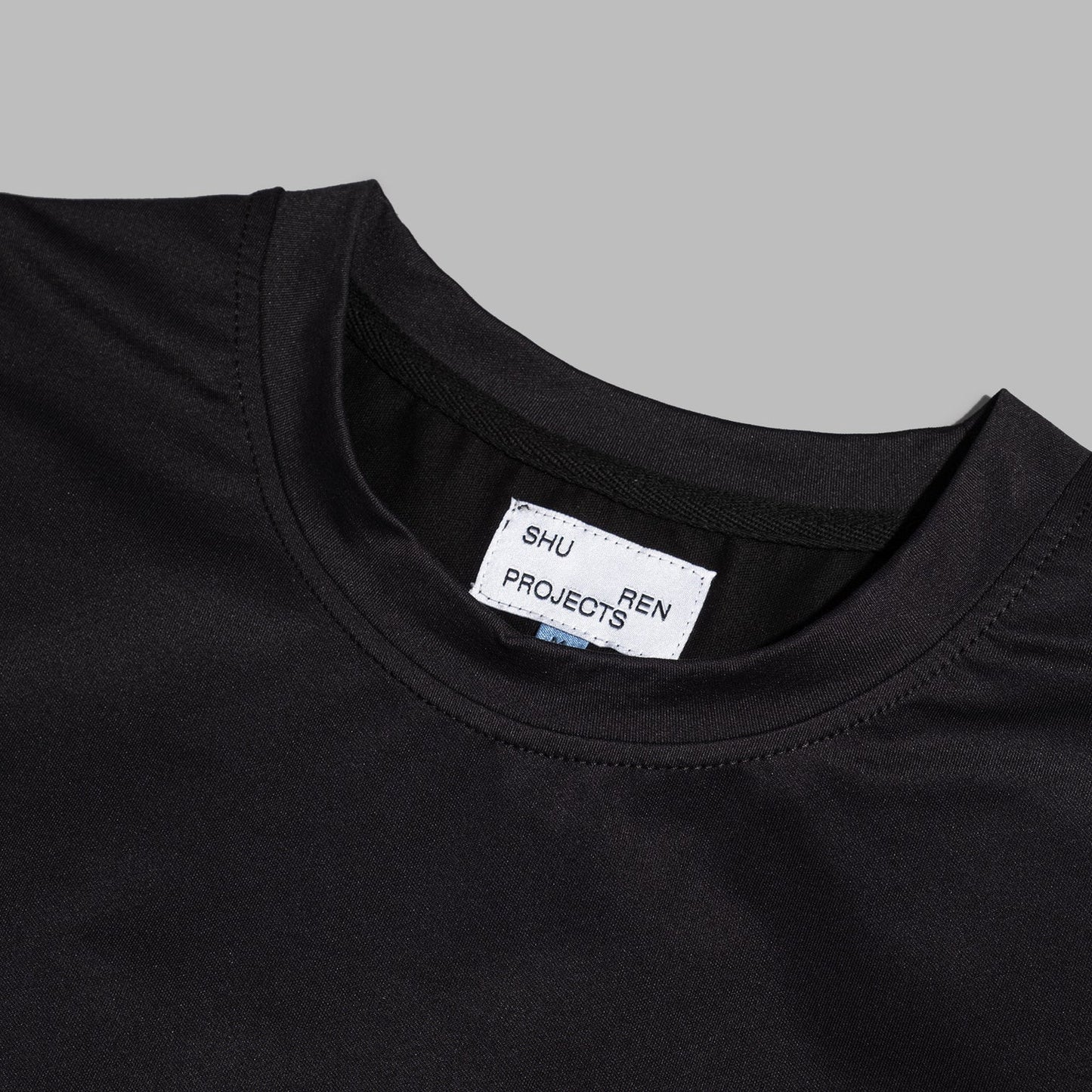 Sleeveless 2-Tone / Cotton – Black - BEV C multi label store