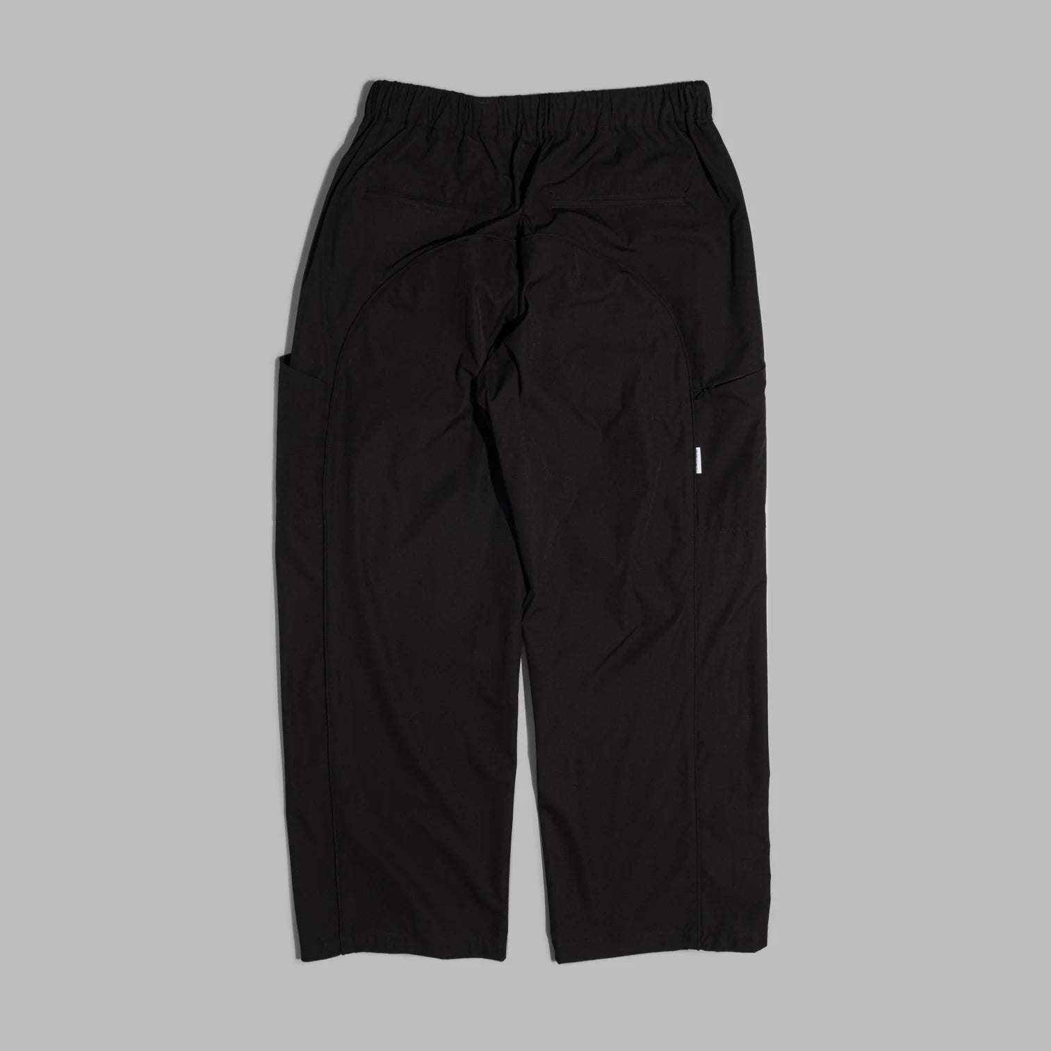 Panel Pants / Nylon – Black - BEV C multi label store