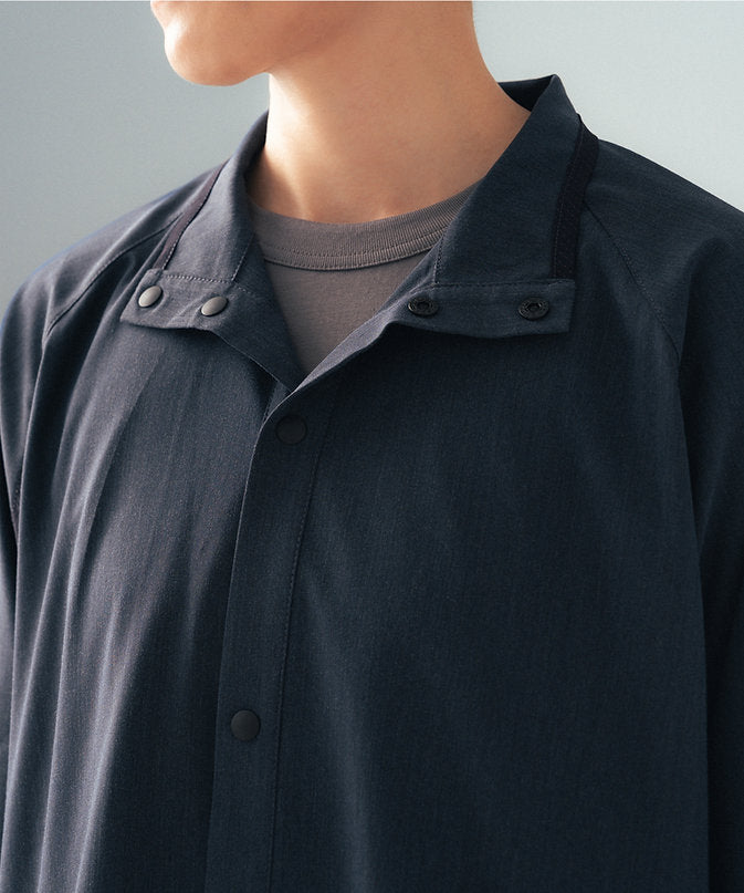 Gentle Snap Shirt (Navy)