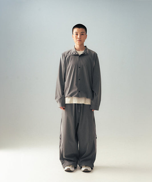 Gentle Snap Shirt (Heather Grey)