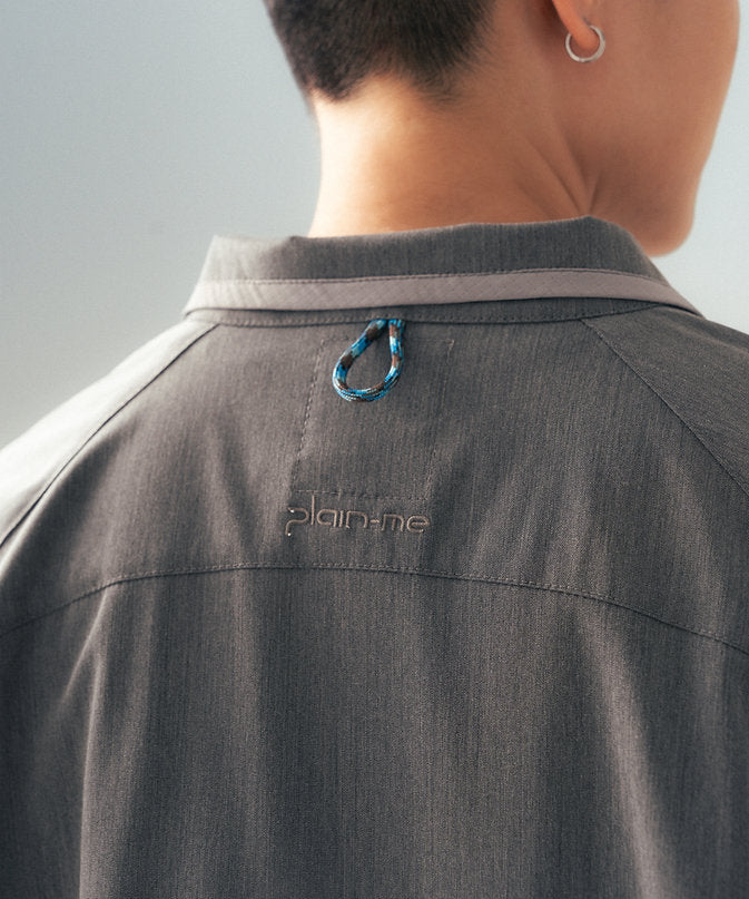 Gentle Snap Shirt (Heather Grey)