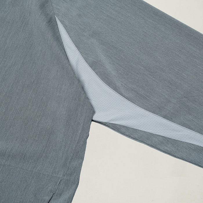 Gentle Snap Shirt (Heather Grey)