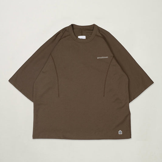 QUICK DRY TEE - COCOA - BEV C multi label store
