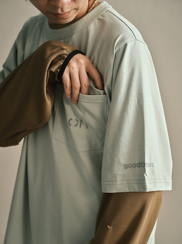 One Half Sorona Tee (Light Mint)