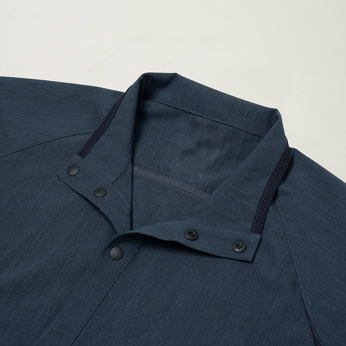 Gentle Snap Shirt (Navy)