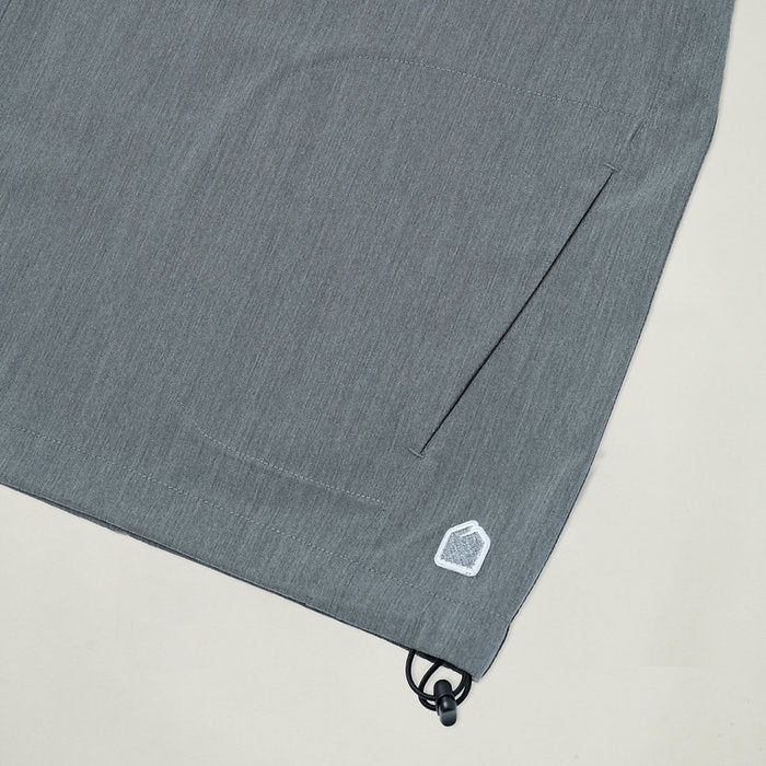 Gentle Snap Shirt (Heather Grey)