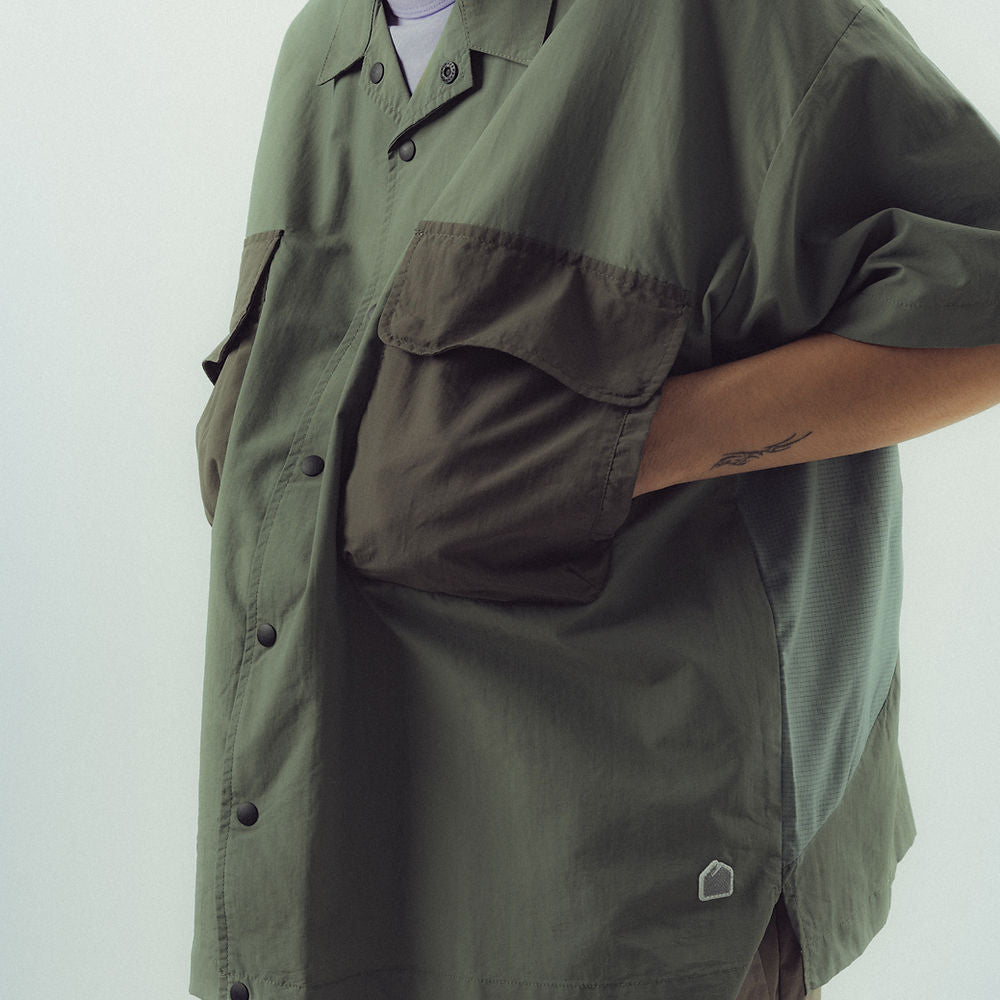 Explorer Pocket S/S Shirt (Moss Green)