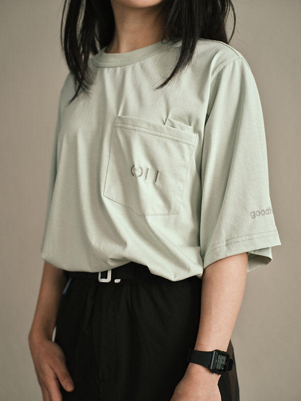 One Half Sorona Tee (Light Mint)