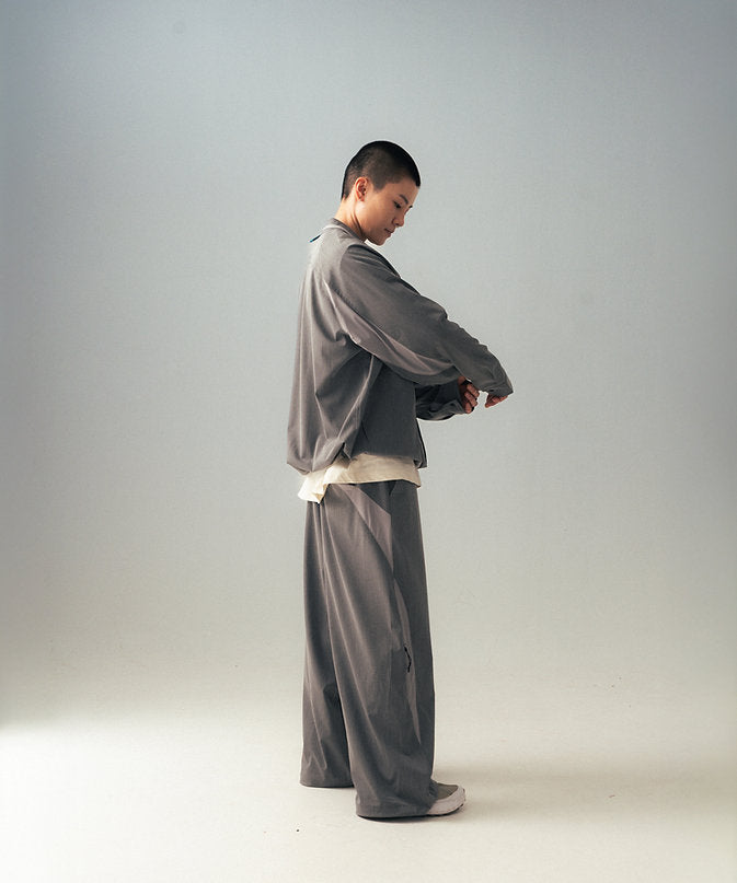Gentle Snap Shirt (Heather Grey)