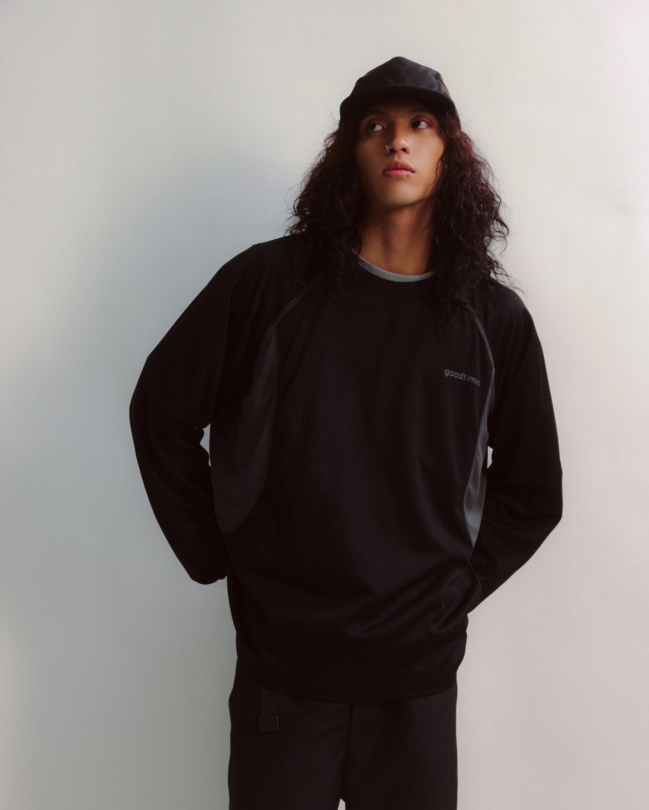 Lite L/S Tee (Black)