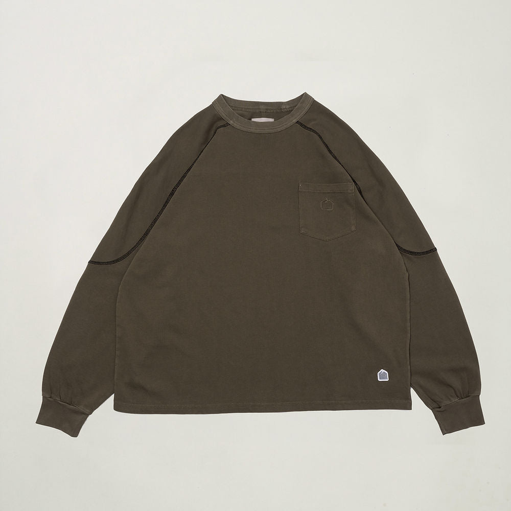 Pigment Dyed L/S Tee - Brown