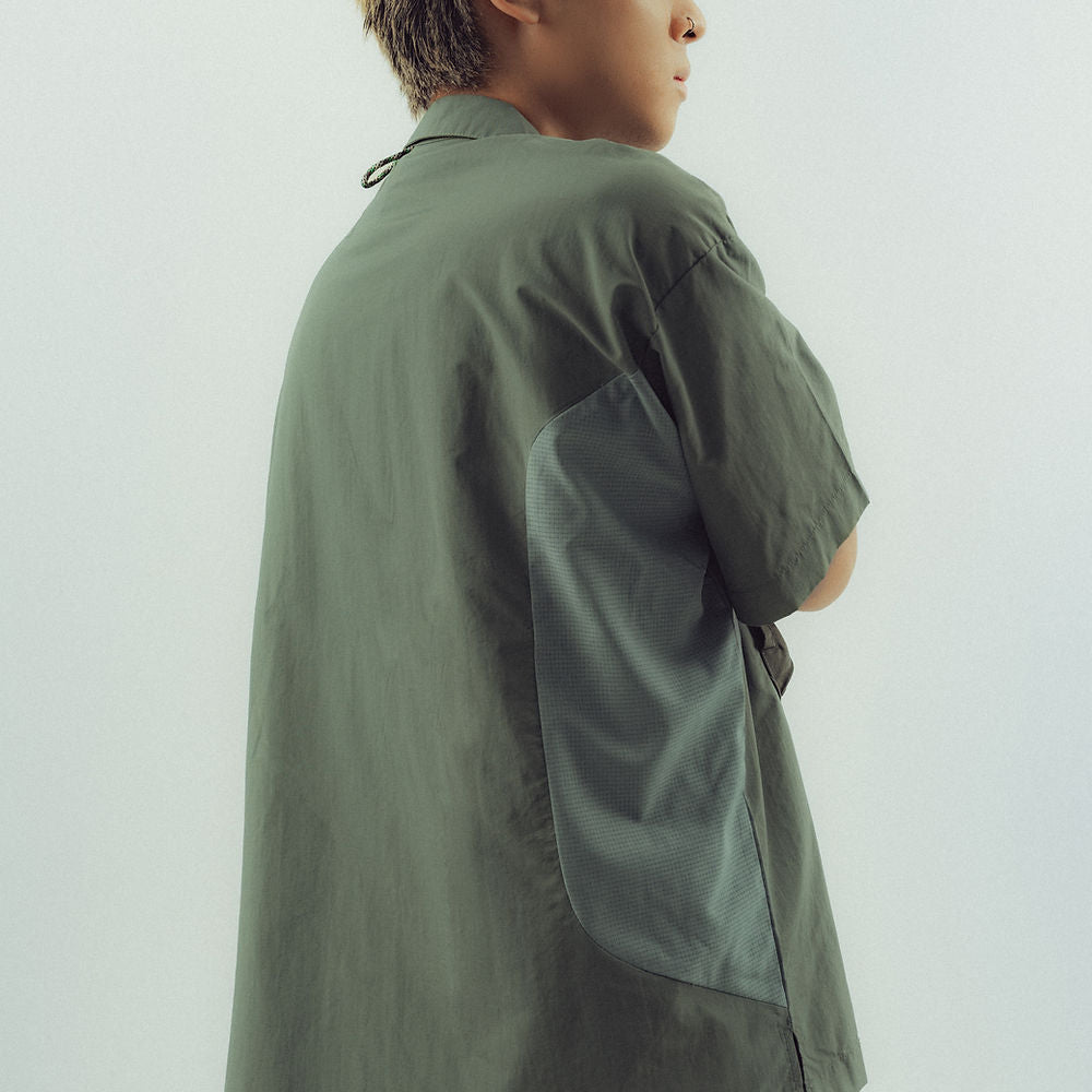 Explorer Pocket S/S Shirt (Moss Green)