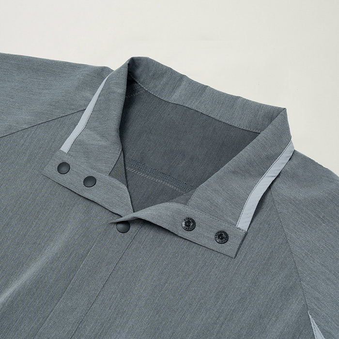 Gentle Snap Shirt (Heather Grey)