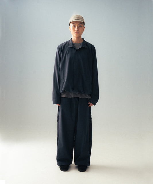 Gentle Snap Shirt (Navy)