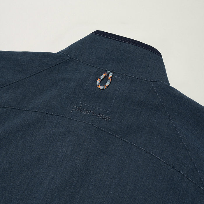 Gentle Snap Shirt (Navy)