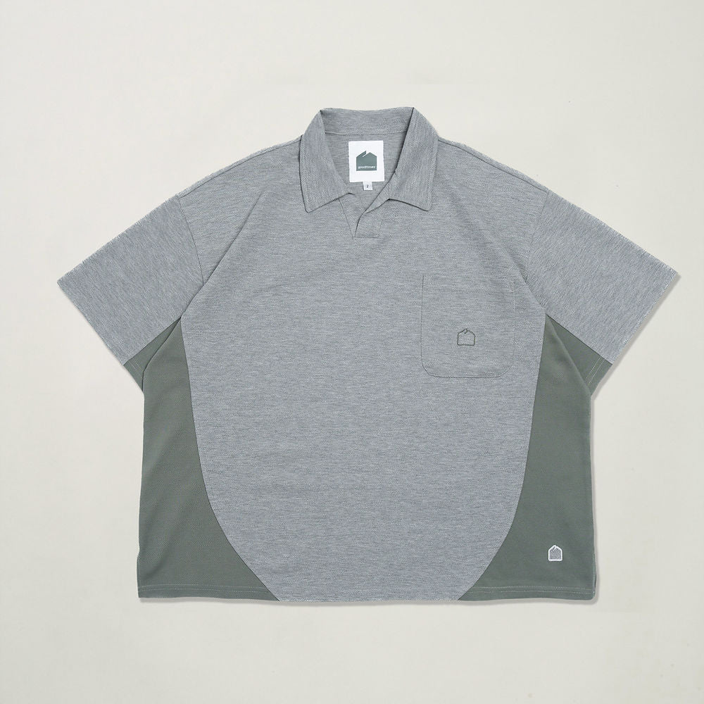 SKIPPER POLO - MELANGE GREY