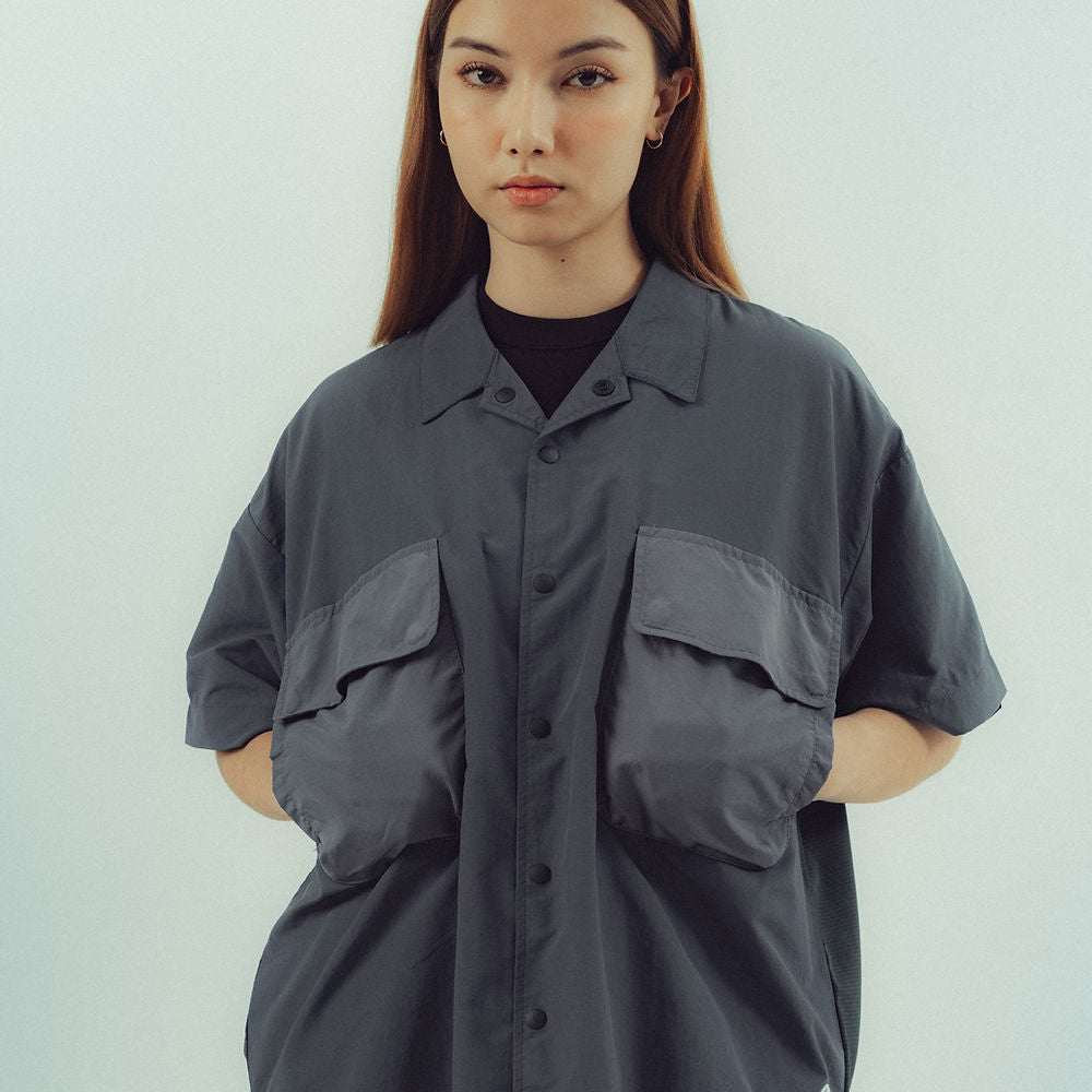 Explorer Pocket S/S Shirt (Stone Grey)