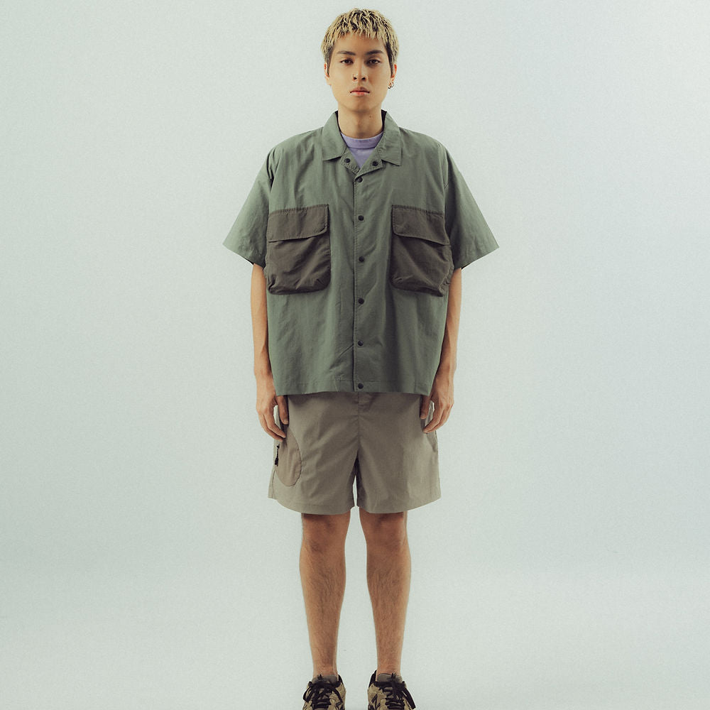 Explorer Pocket S/S Shirt (Moss Green)