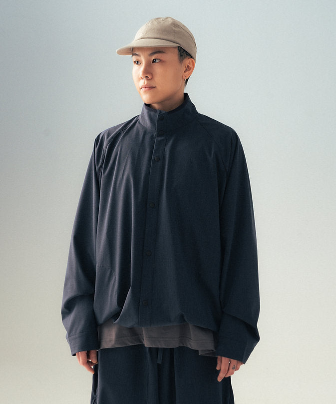 Gentle Snap Shirt (Navy)