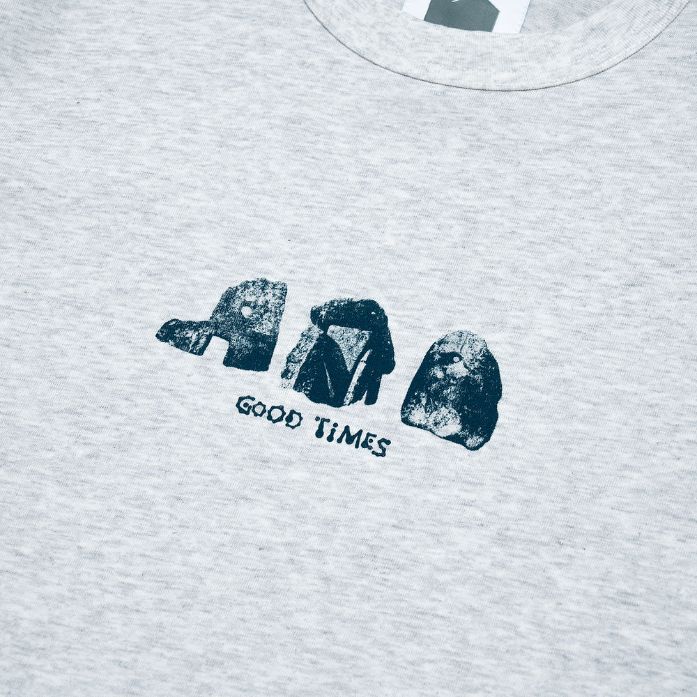 STONEHENGE TEE - MELANGE GREY