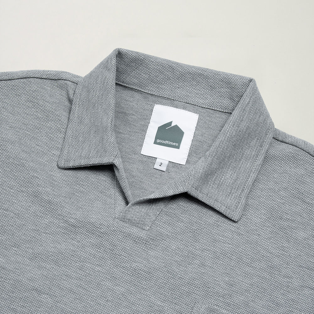 SKIPPER POLO - MELANGE GREY