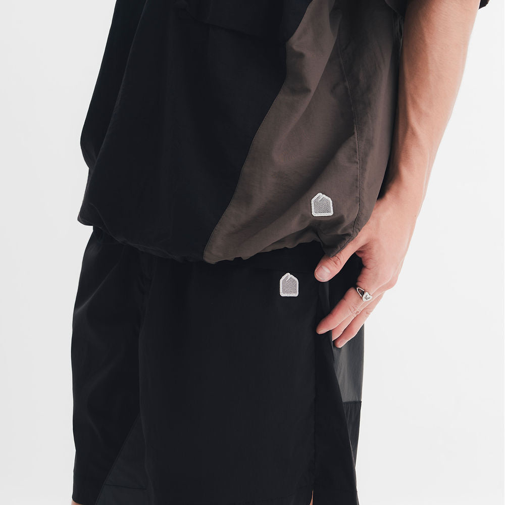 Half Snap Pullover Shirt (Noir)
