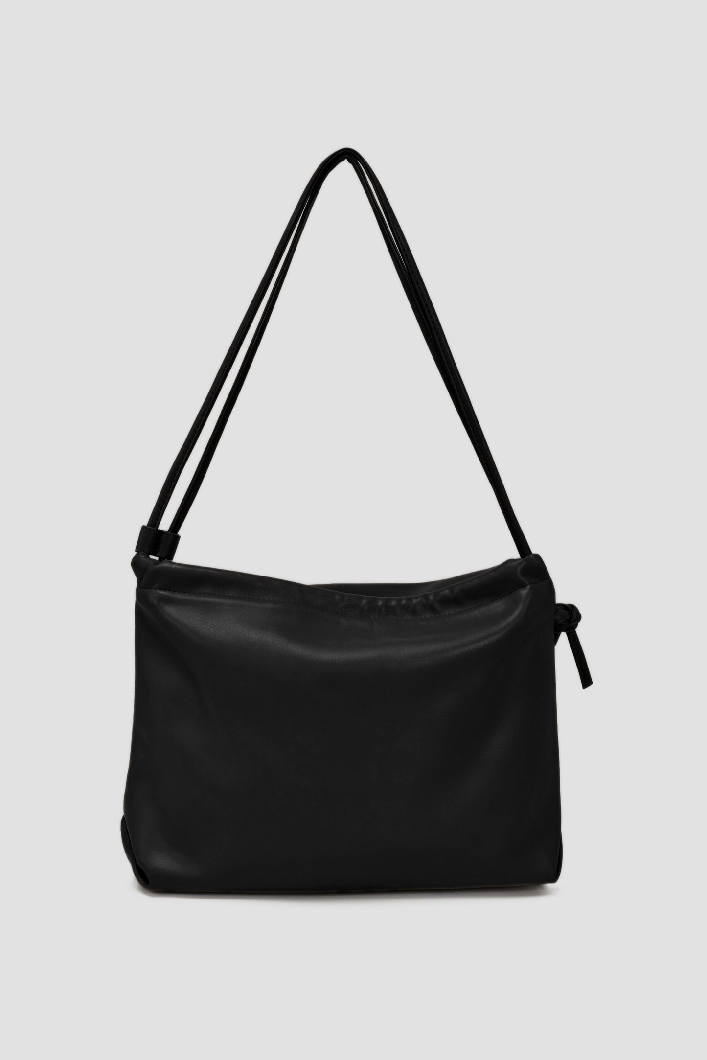 Double Strap Envelope Leather Bag (Black) - BEV C multi label store