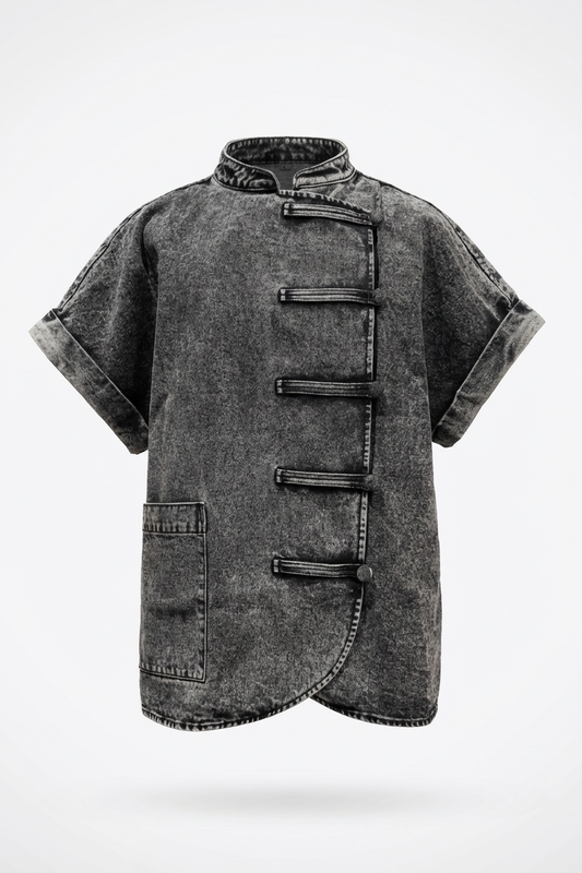 Eclipse Vest - Washed Grey - BEV C multi label store