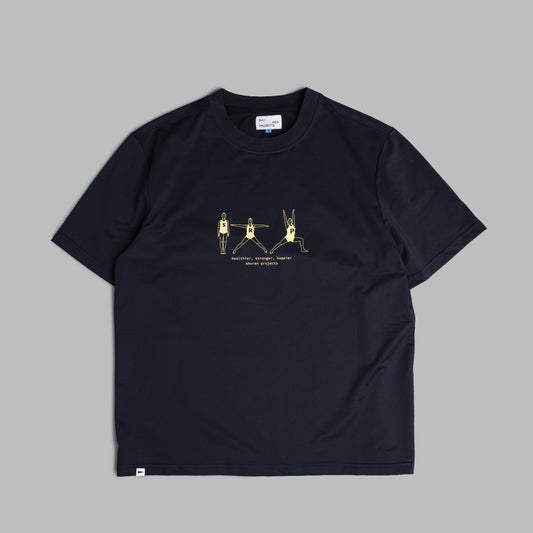 Stronger Tee / Cotton - Midnight Blue