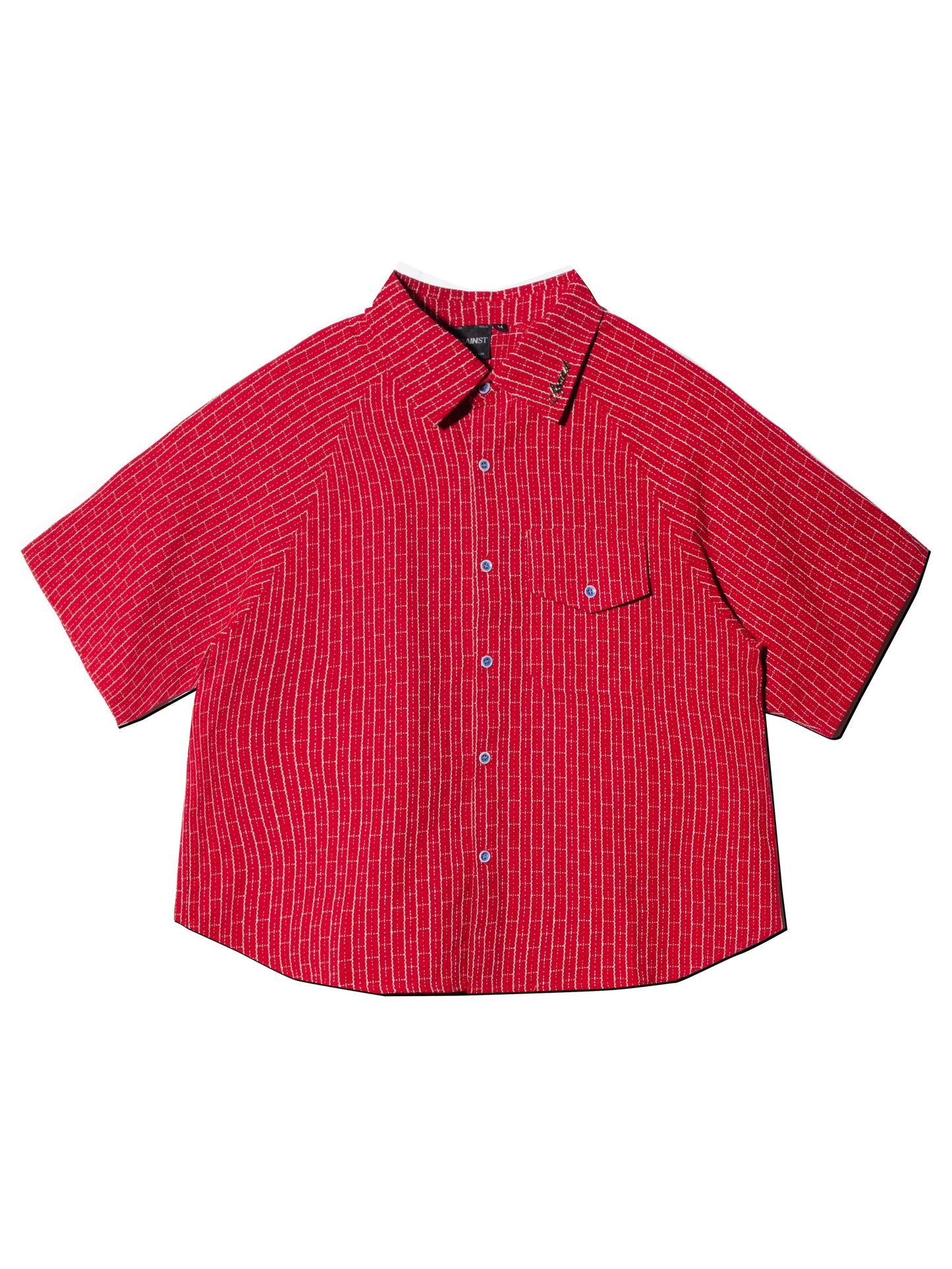 SASHIKO SHIRT RED