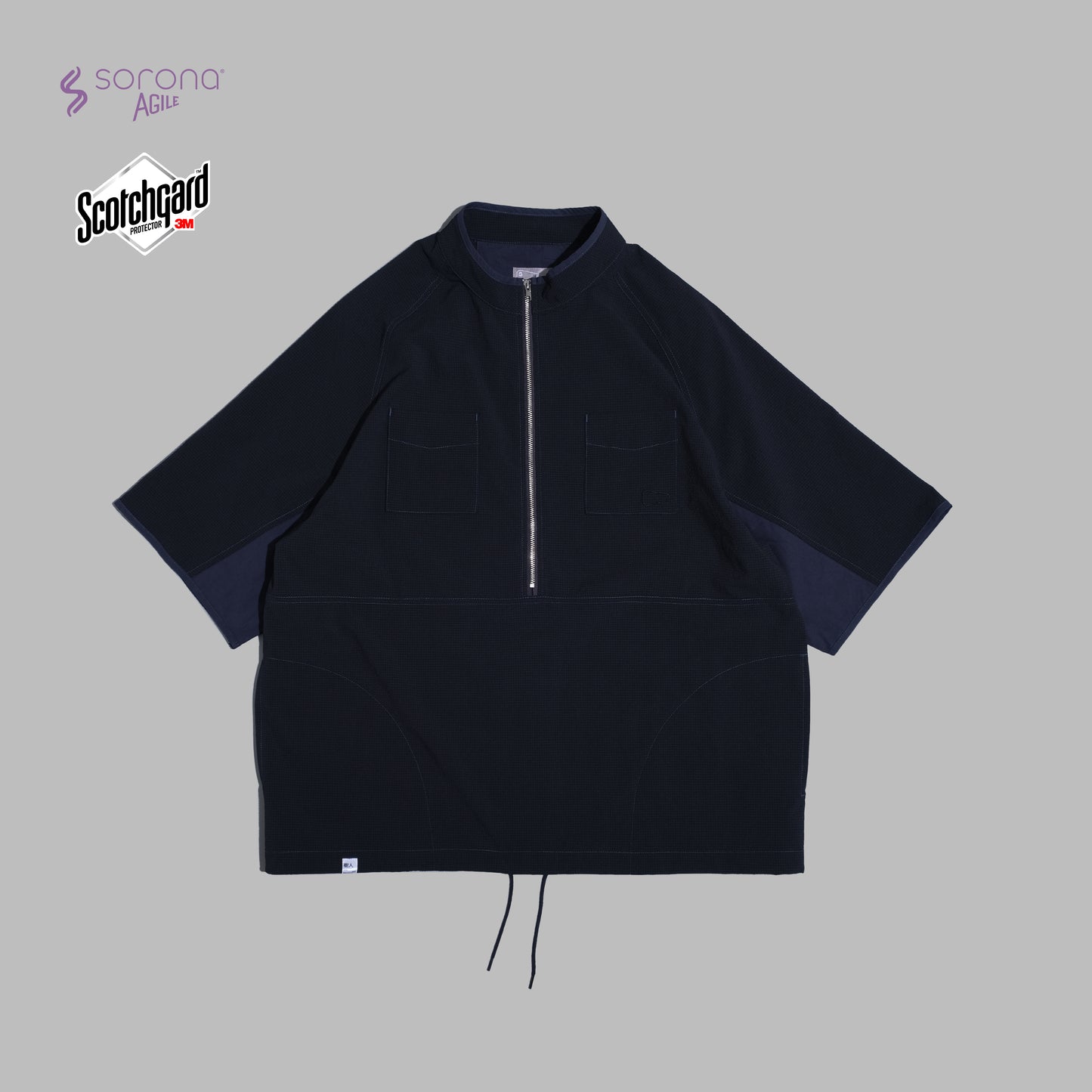 Pullover Halfzip / Sorona® Agile - Navy