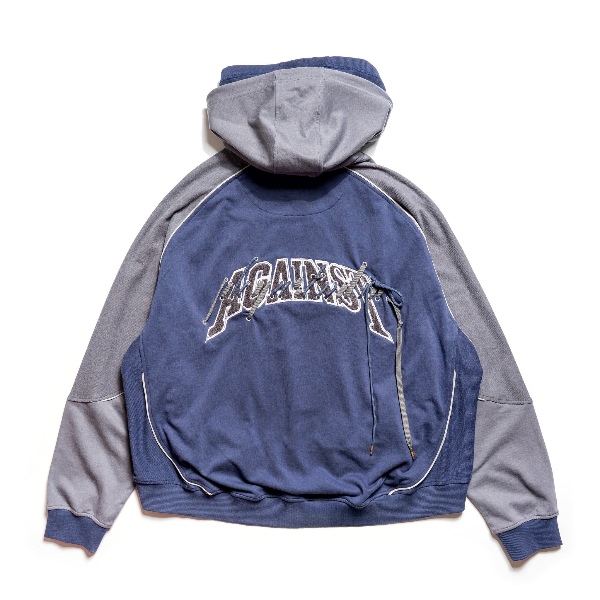 Double top hood hoodie