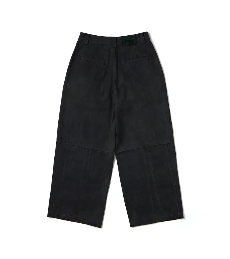 Washed Black - Vrc wide jeans