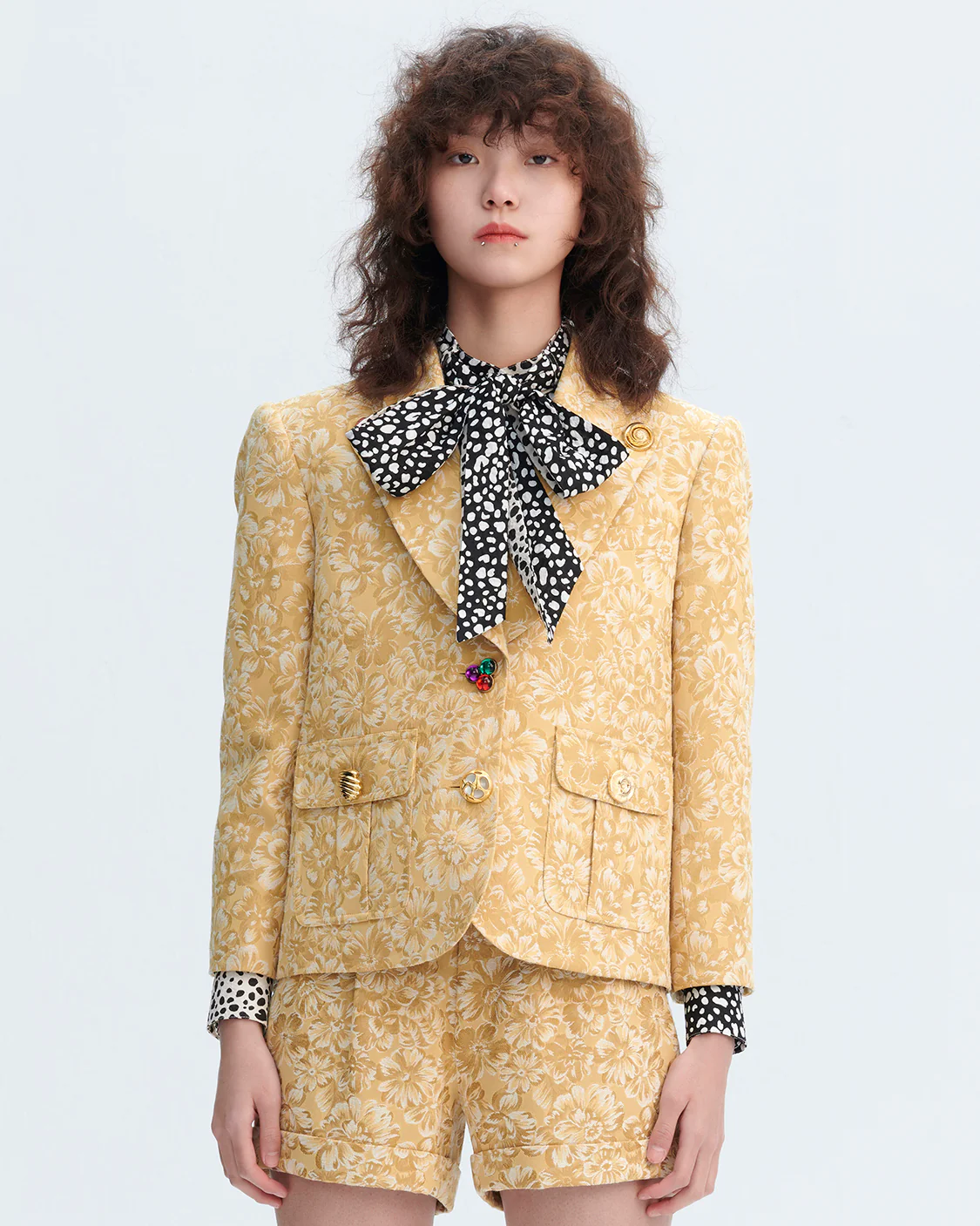 Grandma Wedding Dinner Coat (Light Mustard)