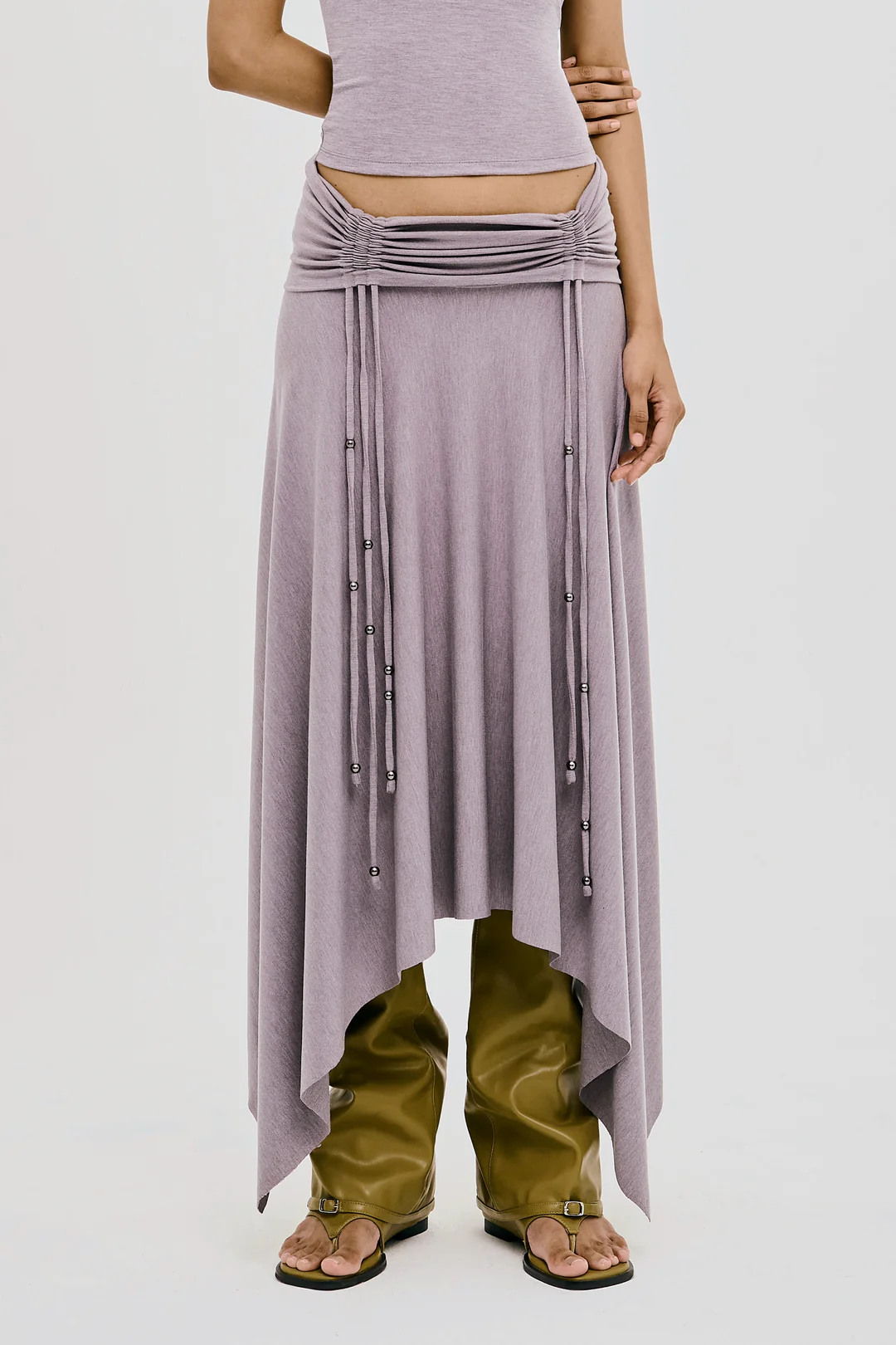 REVERENT MAXI SKIRT LILAC