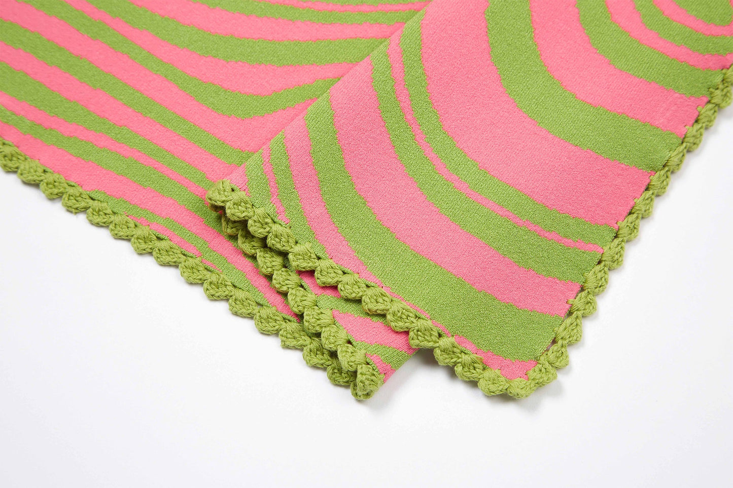 Marblelous Hankie (Flamingo Pink & Matcha Green)