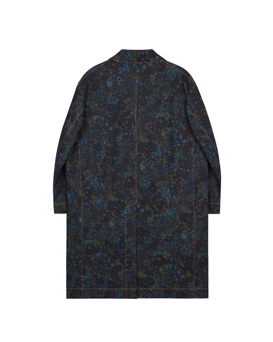 Fafa Raincoat (Blue Floral)