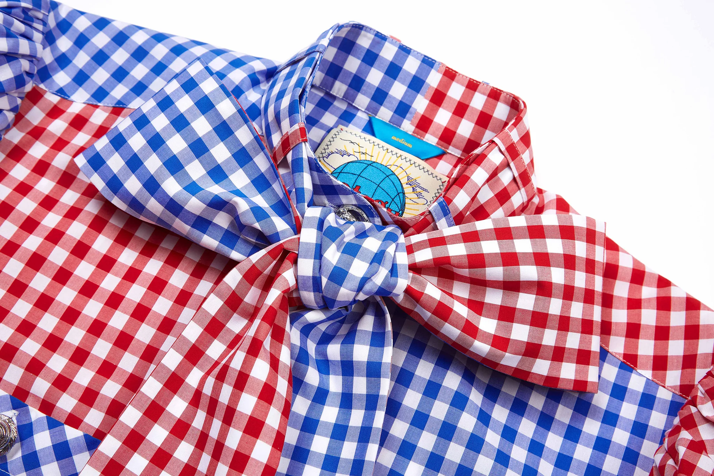 Marmalade Shirt (Blue Red Gingham)