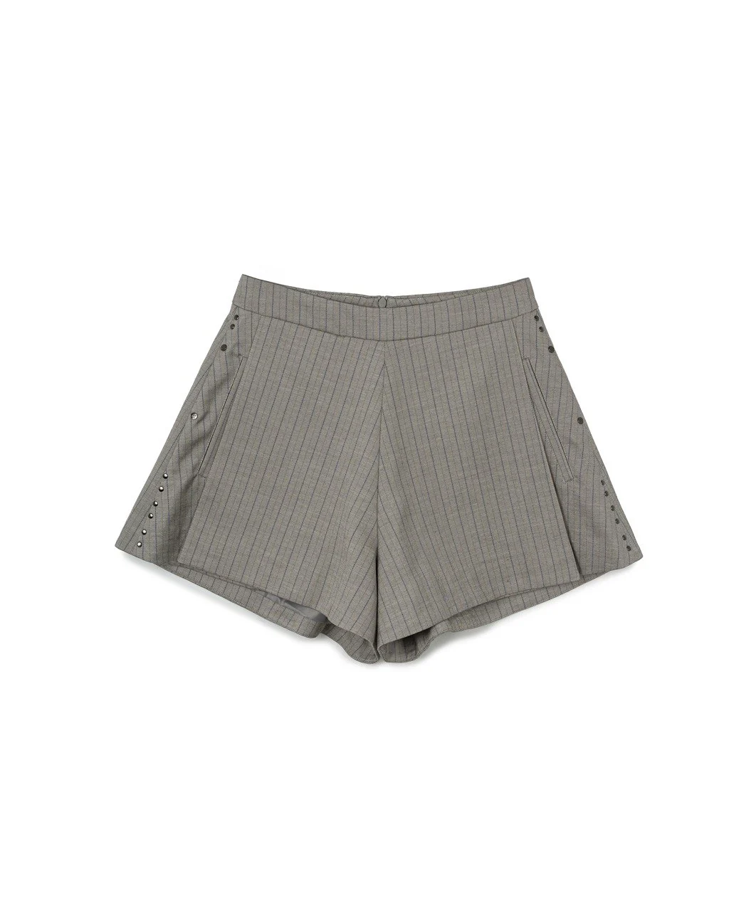 N E O VOL.2_CH.2 MORSE-CODE SHORTS - LIGHT GREY