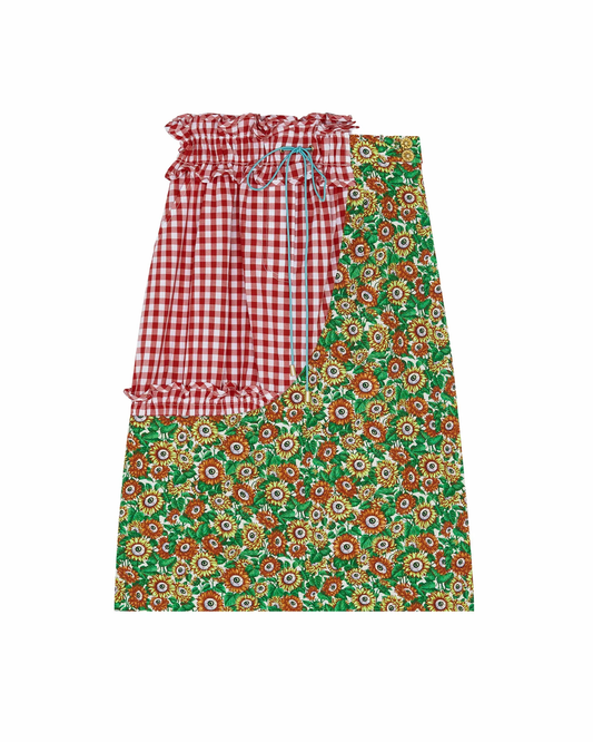 Eye Of The Beholder Skirt (Red Checks)